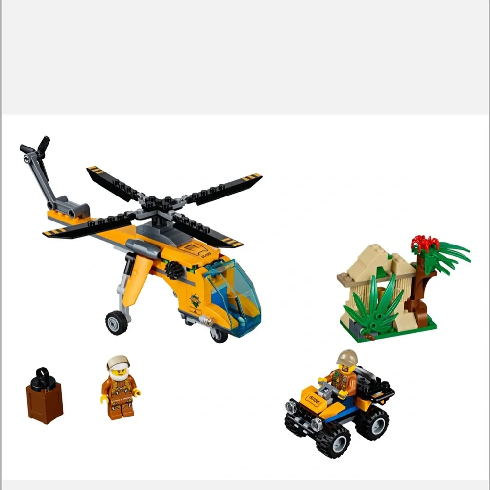 Lego City Set 60158- City Jungle Cargo Helicopter